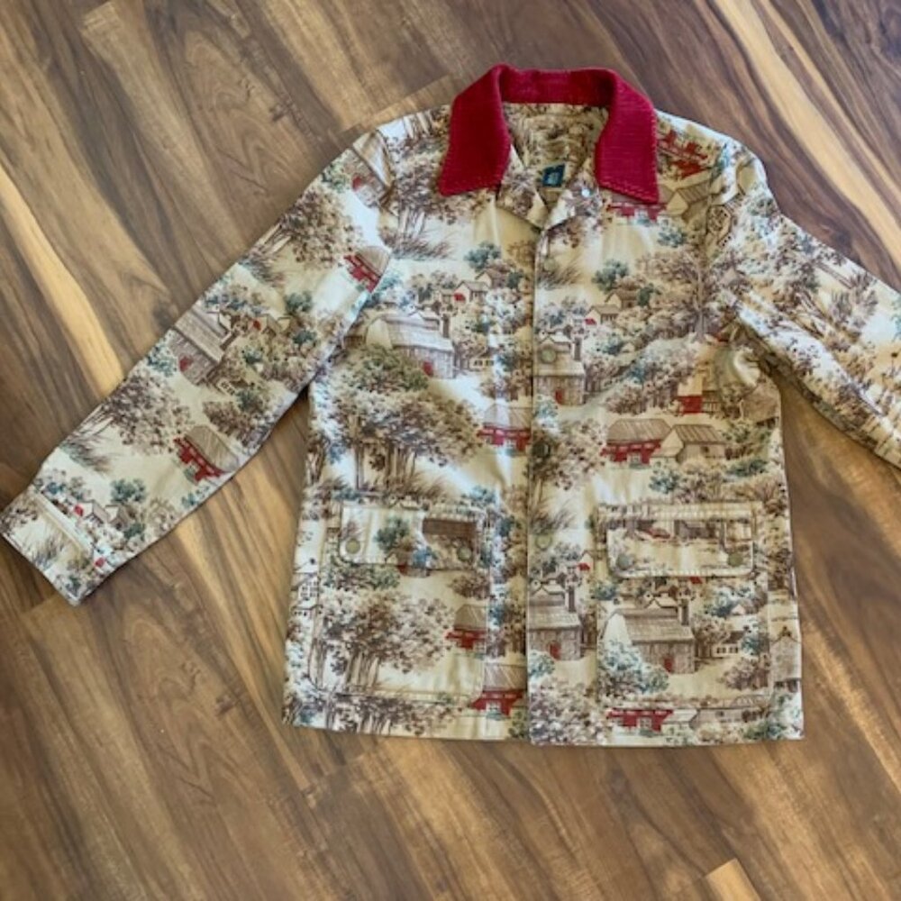 Vintage Lauren Ralph Lauren Women's Ladies Jacket Country Print